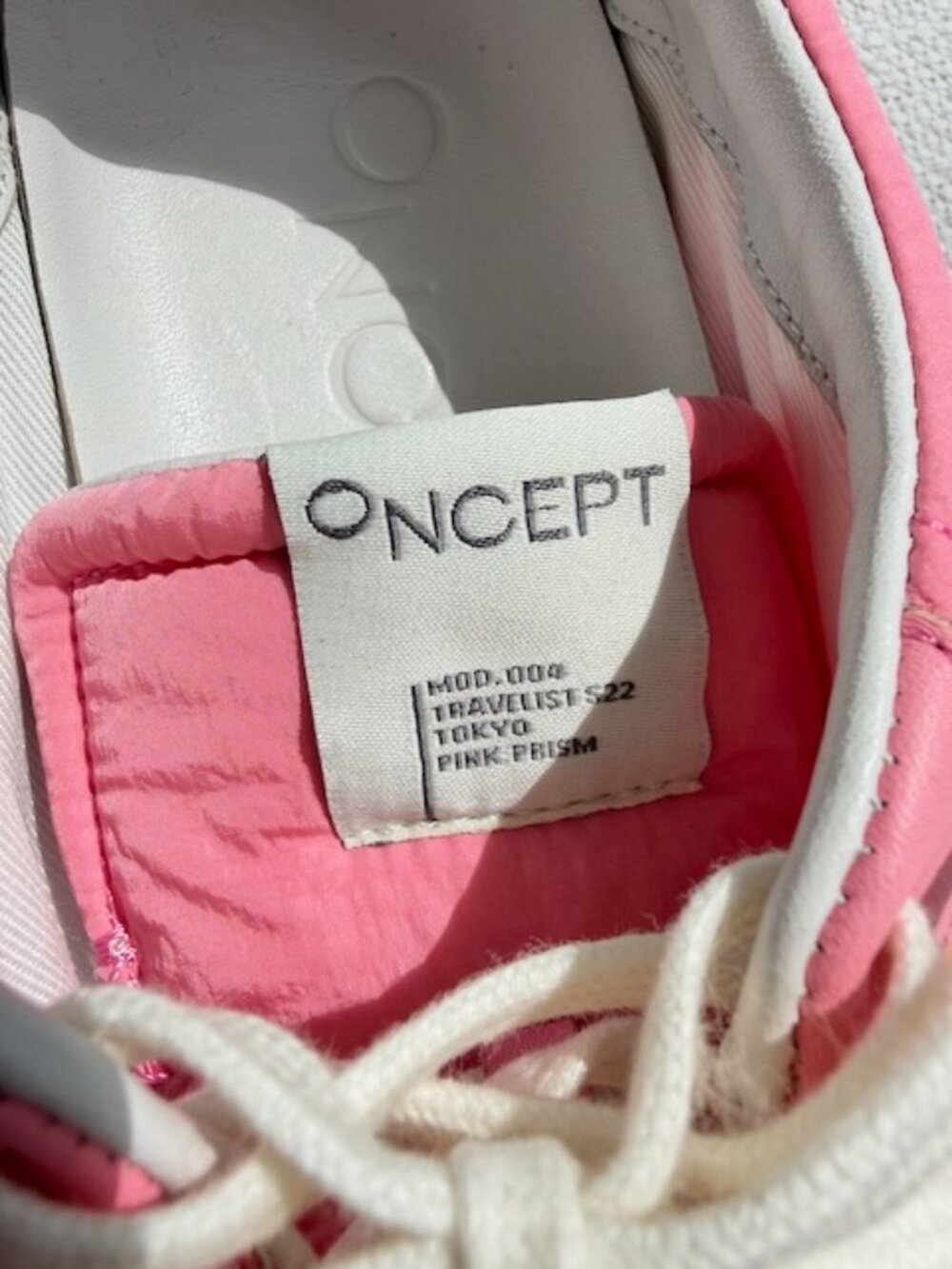 ONCEPT Tokyo Sneaker Pink Prism S22 Sz 6 - Picture 4 of 14